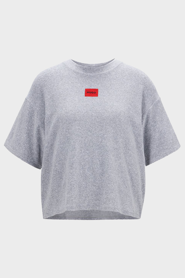 ΠΥΤΖΑΜΑ HUGO (T-SHIRT & TROUSERS) - 033 ΓΚΡΙ